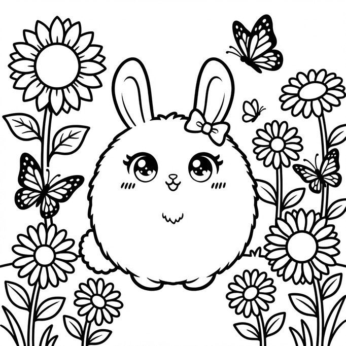 Momo Garden Coloring