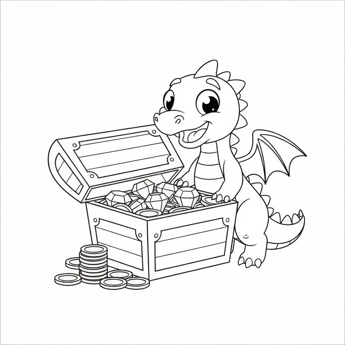 Ziggy Treasure Coloring